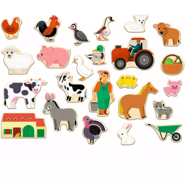 WOODEN MAGNETS FARM