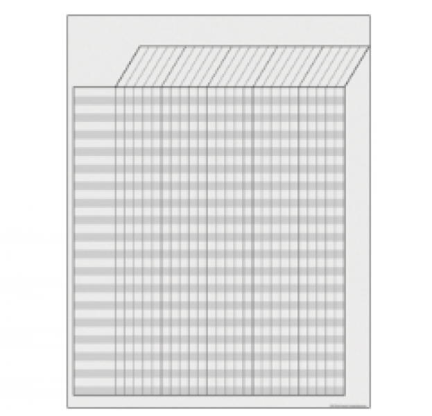 WRITE-ON/WIPE OFF INCENTIVE CHART: WHITE