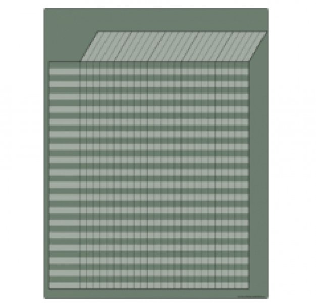 WRITE-ON/WIPE-OFF INCENTIVE CHART: EUCALYPTUS GREEN
