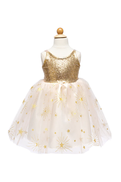 GOLDEN GLAM PARTY DRESS 3-4