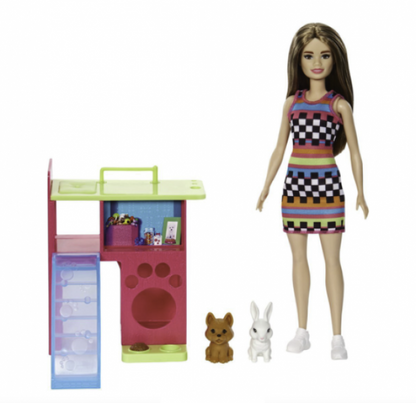 BARBIE: DOLL AND PET PLAYSET