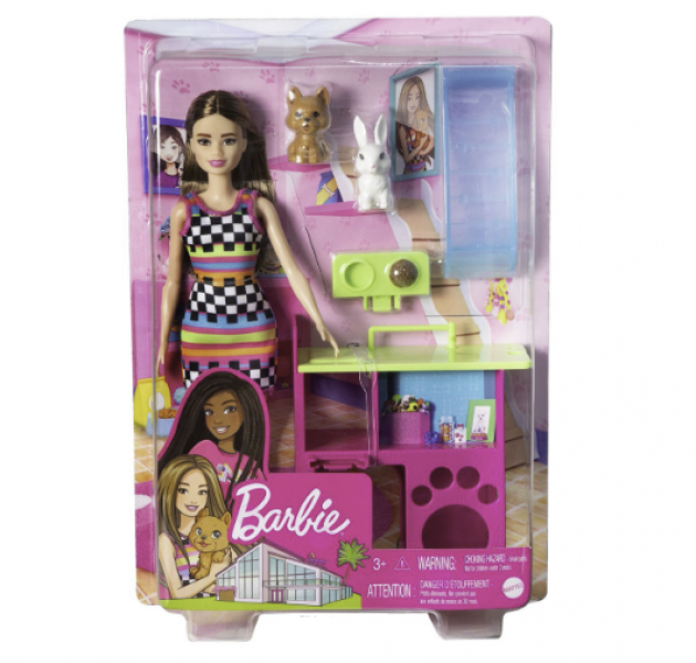 BARBIE: DOLL AND PET PLAYSET