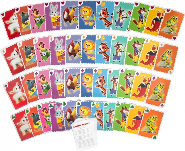 ANIMAL RUMMY PLAYING CARDS