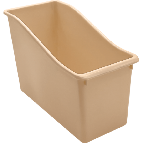 BOOK BIN: LIGHT BROWN