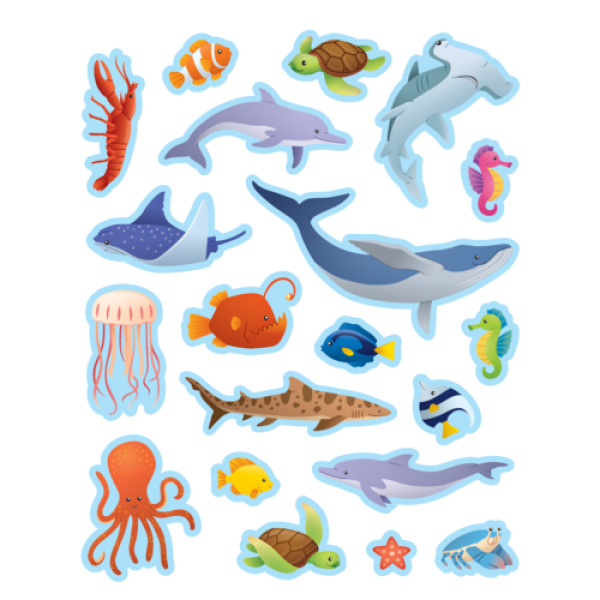 STICKERS: OCEAN ANIMALS