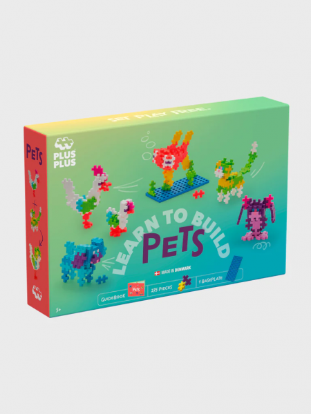 PLUS PLUS LEARN TO BUILD PETS