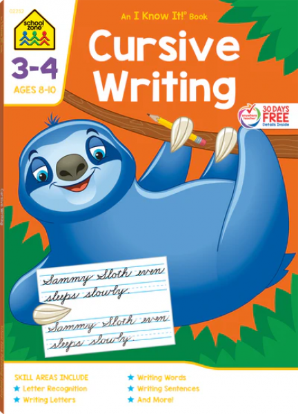 CURSIVE WRITING GRADES 3-4