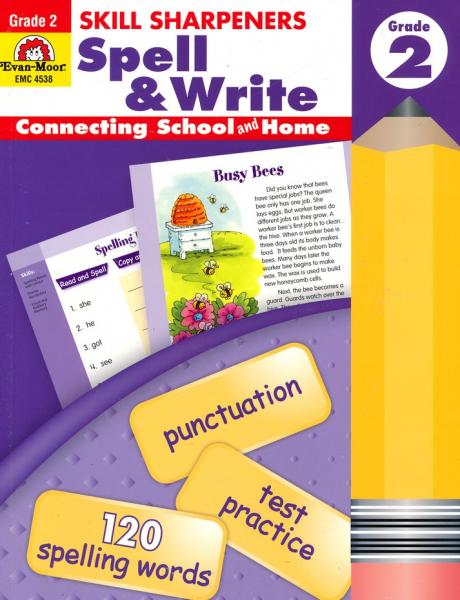 SKILL SHARPENERS: SPELL & WRITE GRADE 2
