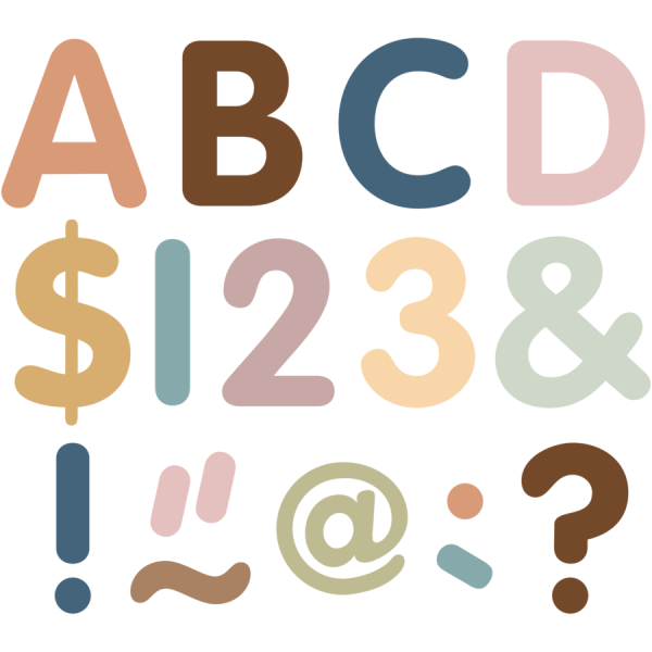 LETTERS: CLASSIC UPPERCASE PACK EVERYONE IS WELCOME 2"