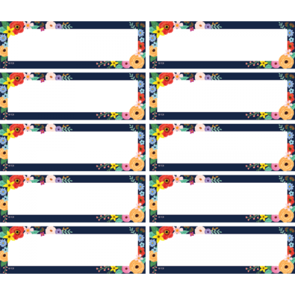 MAGNETIC ACCENTS: WILDFLOWERS LABELS