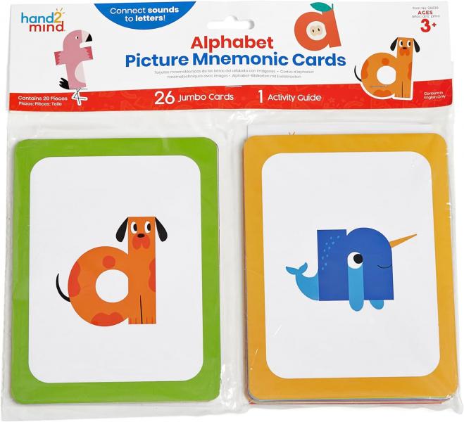 ALPHABET PICTURE MNEMONIC CARDS