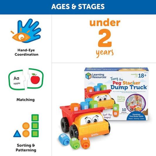 TONY THE PEG STACKER DUMP TRUCK