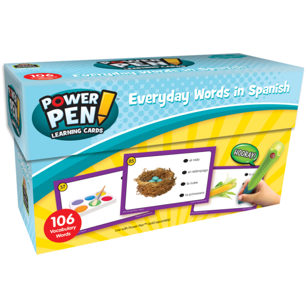 POWER PEN LEARNING CARDS: EVERYDAY WORDS IN SPANISH