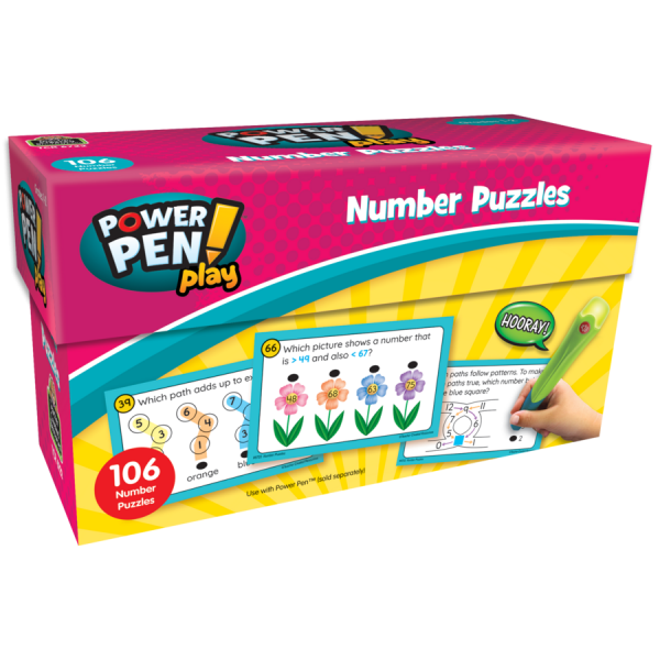POWER PEN PLAY: NUMBER PUZZLES GRADES 1-2
