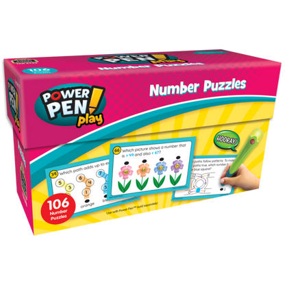 POWER PEN PLAY: NUMBER PUZZLES GRADES 1-2