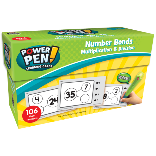 POWER PEN LEARNING CARDS: NUMBER BONDS MULTIPLICATION & DIVISION