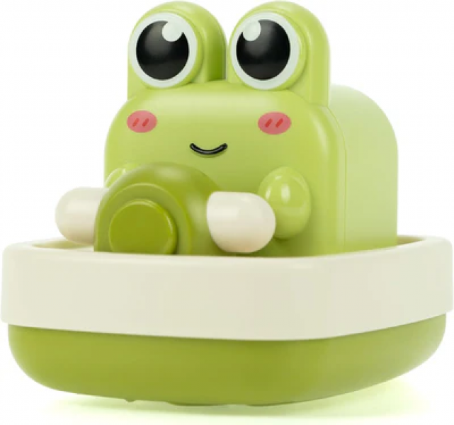 WIND UP FROG IN BOAT