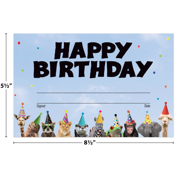 AWARDS: GO WILD ANIMALS HAPPY BIRTHDAY