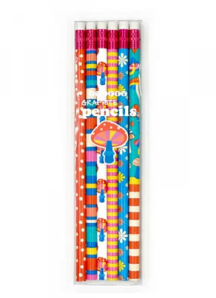 KEEP IT TOGETHER PENCILS: MUSHROOM
