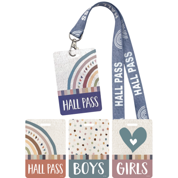 HALL PASS LANYARDS EVERYONE IS WELCOME