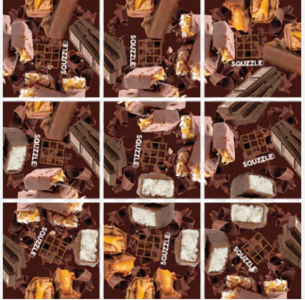 SQUZZLE CHOCOLATE BARS