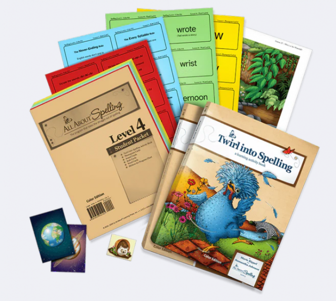 ALL ABOUT SPELLING LEVEL 4 KIT COLOR