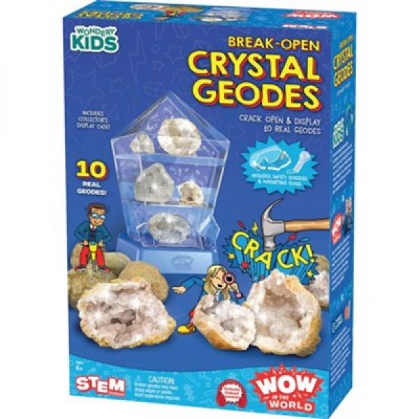 WOW IN THE WORLD: BREAK-OPEN CRYSTAL GEODES