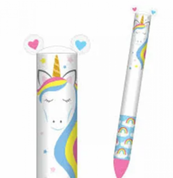 TWICE AS NICE PEN BLUE UNICORN