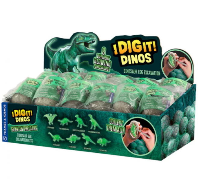 I DIG IT! DINOS GLOW-IN-THE-DARK