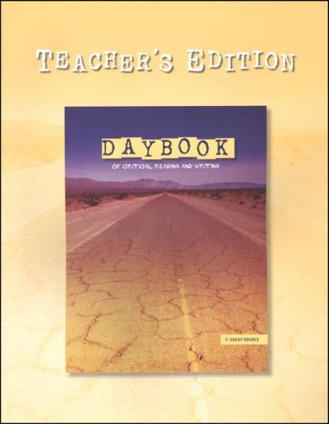 (SALE) DAYBOOK OF CRITICAL READING & WRITING TEACHER EDITION GRADE 6