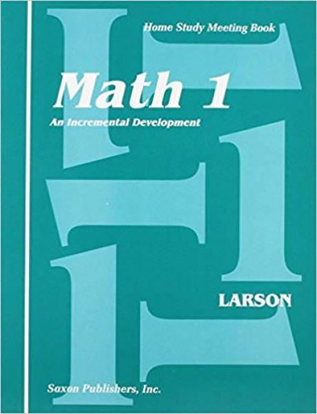 SAXON MATH 1 HOME STUDY MEETING BOOK