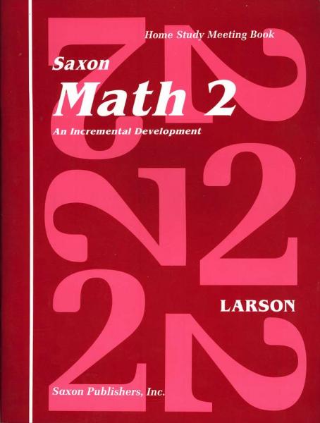 SAXON MATH 2 HOME STUDY MEETING BOOK