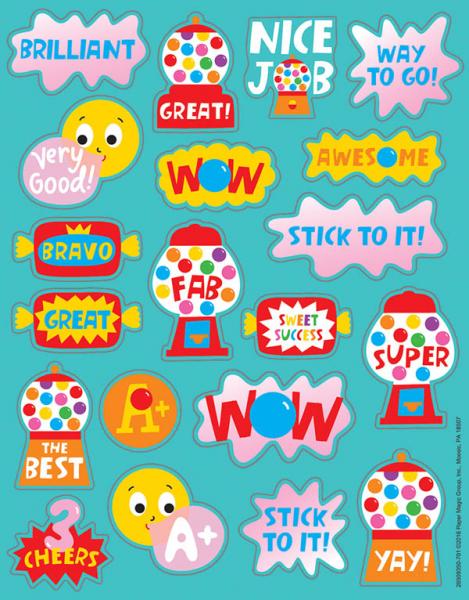 STICKERS: BUBBLE GUM SCENTED