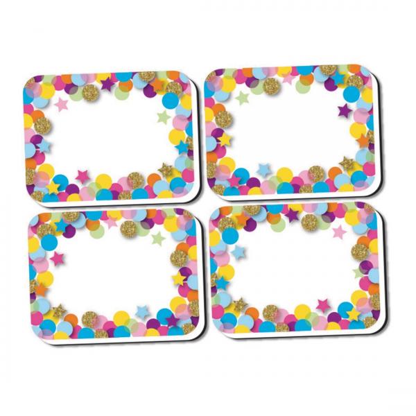 MINI WHITEBOARD ERASERS: CONFETTI NON-MAGNETIC