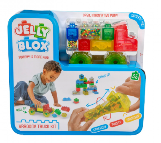 JELLY BLOX VRROOM! TRUCK KIT 35 PIECES