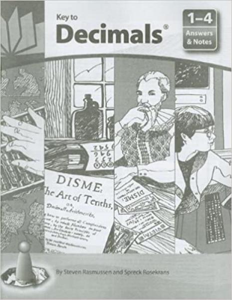 (SALE) KEY TO DECIMALS ANSWERS AND NOTES BOOKS 1-4