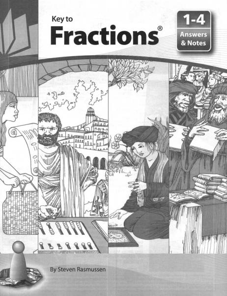 (SALE) KEY TO FRACTIONS ANSWERS & NOTES 1-4