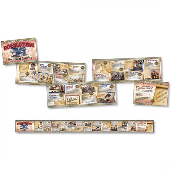 BULLETIN BOARD SET: TIME LINKS REVOLUTION! BECOMING AMERICA