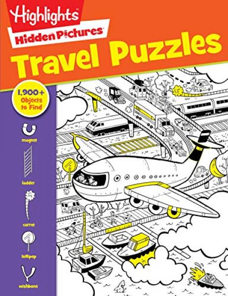 HIGHLIGHTS HIDDEN PICTURES TRAVEL PUZZLES