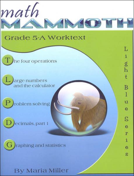 MATH MAMMOTH GRADE 5 WORKTEXT A