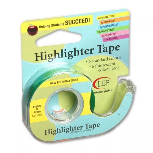 HIGHLIGHTER TAPE: FLUORSCENT GREEN
