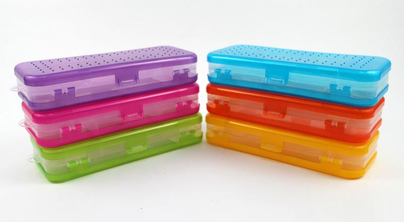 (SALE) TWO SIDED PENCIL BOX