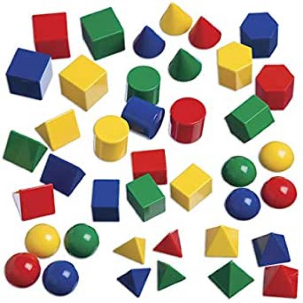 GEOMETRIC SOLIDS 1" SET OF 40