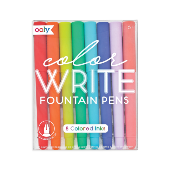 COLOR WRITE FOUNTAIN PENS