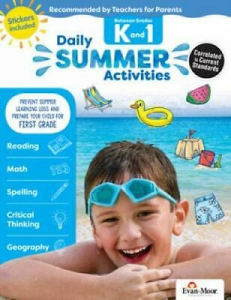 DAILY SUMMER ACTIVITIES BETWEEN GRADES K AND 1