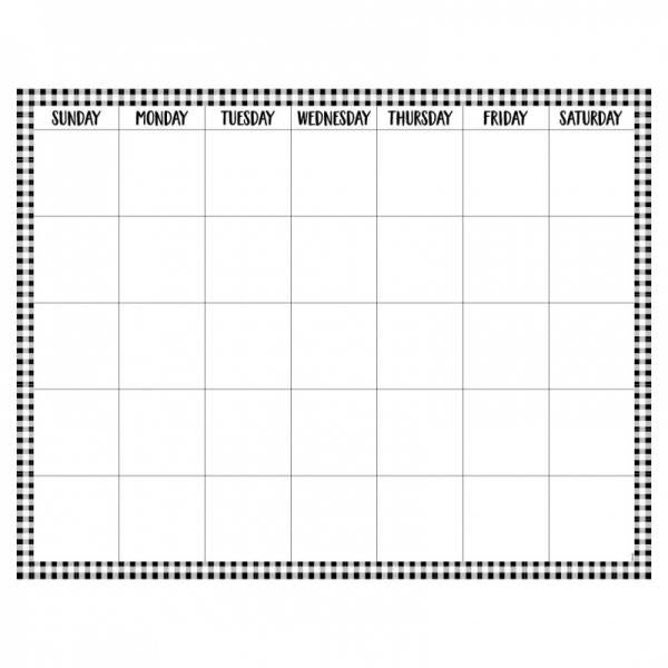 CHART: CALENDAR BUFFALO CHECK