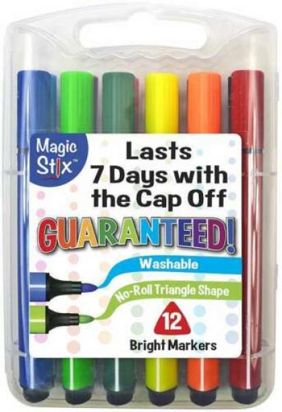 MAGIC STIX 12 BRIGHT MARKERS