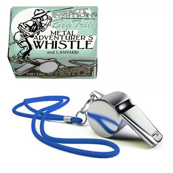 METAL ADVENTURER'S WHISTLE