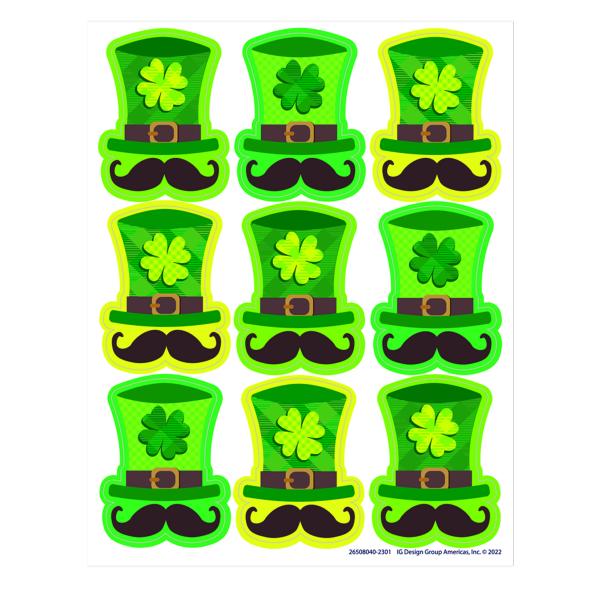 STICKERS: ST. PAT'S HATS