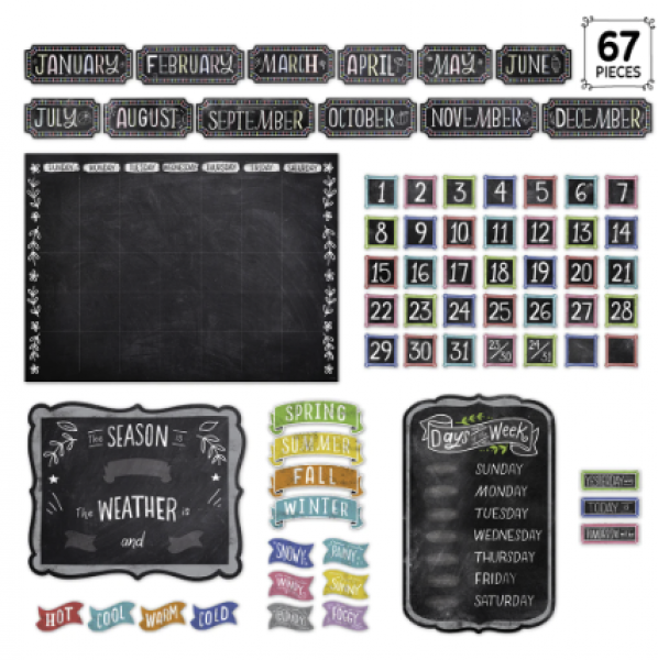 BULLETIN BOARD SET: CHALK IT UP! CALENDAR